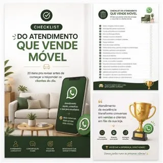 Checklist do atendimento que vende móvel