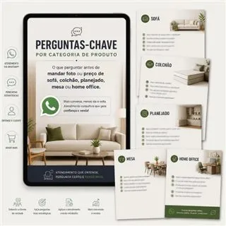 Perguntas-chave por categoria de produto
